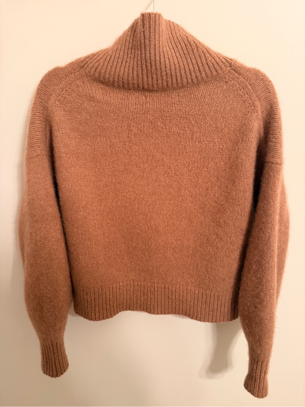 NAADAM 100%premium Cashmere Relaxed Ribbed
Turtleneck Sweater - Mocha Brown - Picture 4 of 12